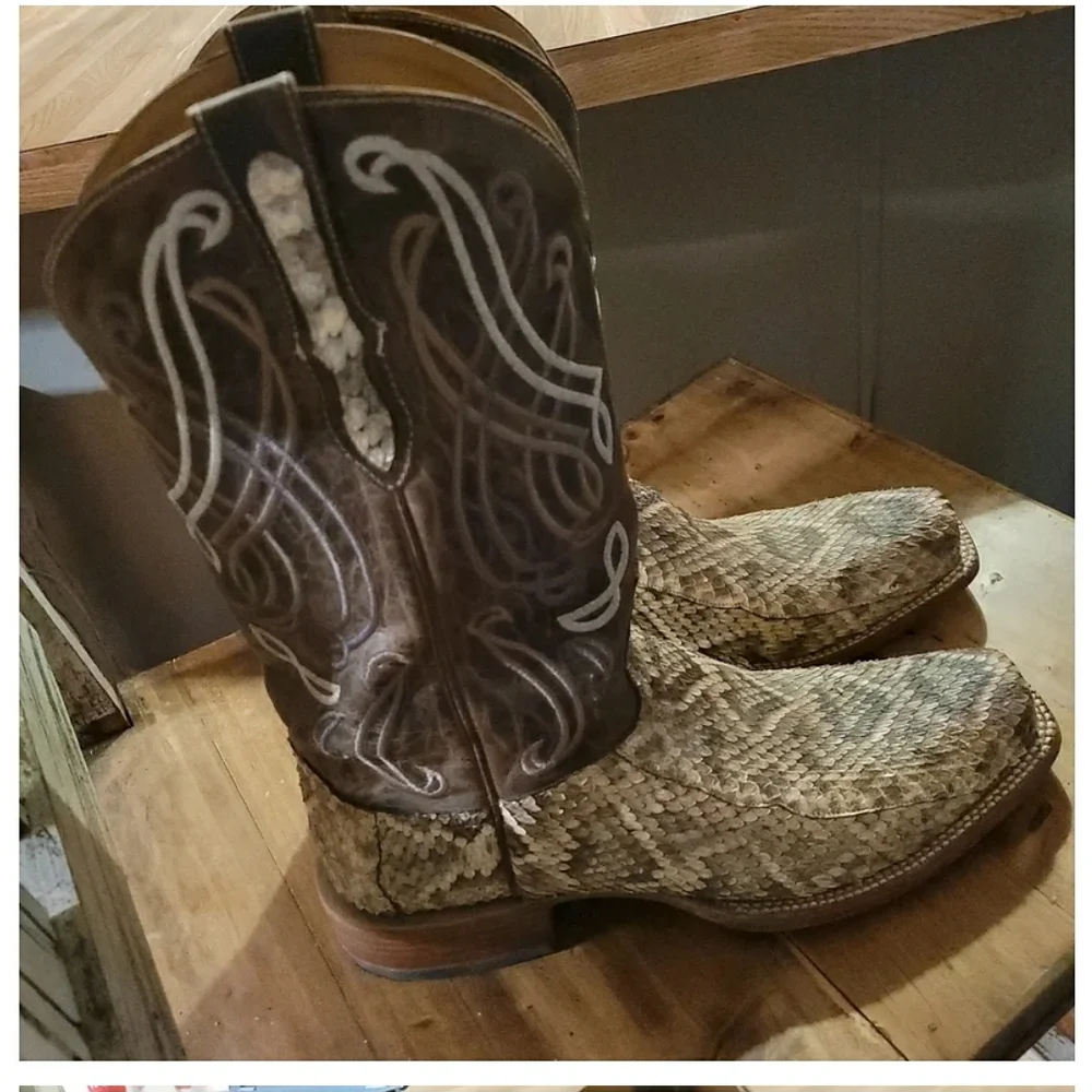 Gringo Traditions Snake Skin Boots - Picture 3 of 8